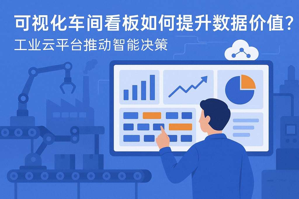 可视化车间看板如何提升数据价值？工业云平台推动智能决策
