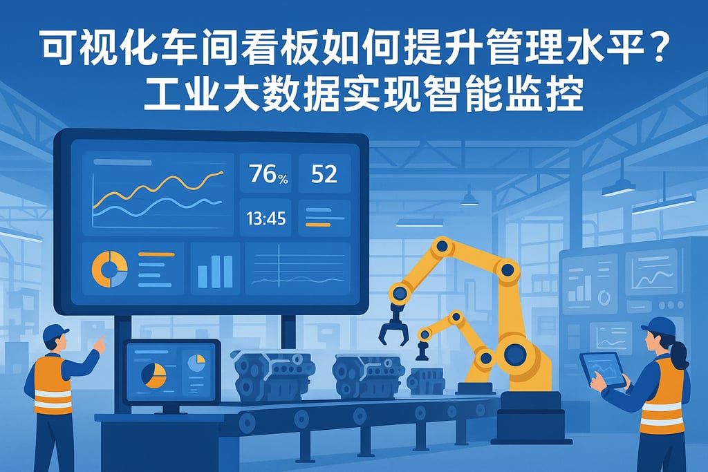 可视化车间看板如何提升管理水平？工业大数据实现智能监控