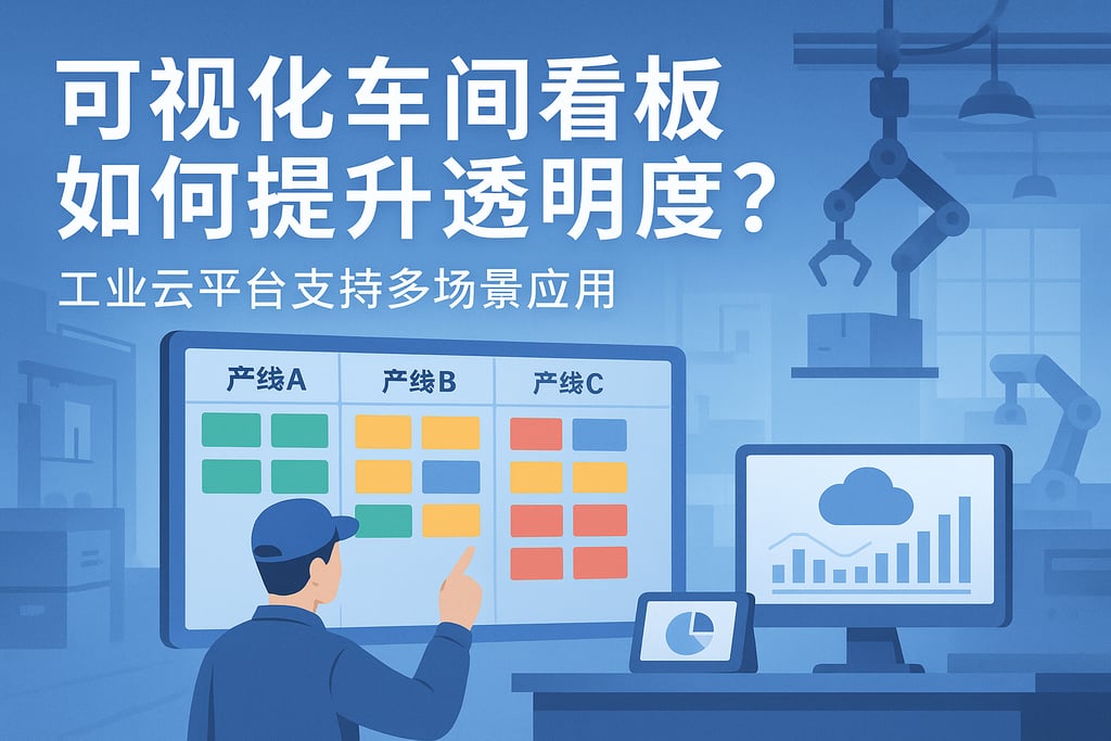 可视化车间看板如何提升透明度？工业云平台支持多场景应用