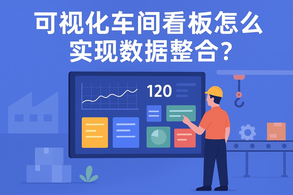 可视化车间看板怎么实现数据整合？一屏展示生产全貌信息