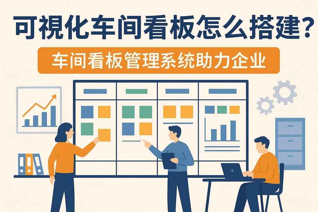 可视化车间看板怎么搭建？车间看板管理系统助力企业