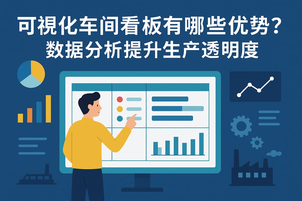 可视化车间看板有哪些优势？数据分析提升生产透明度