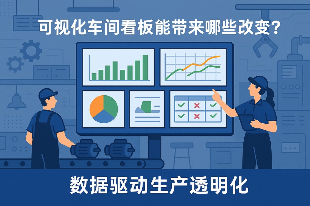 可视化车间看板能带来哪些改变？数据驱动生产透明化