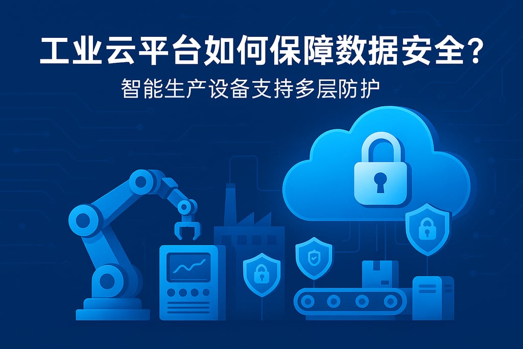 工业云平台如何保障数据安全？智能生产设备支持多层防护