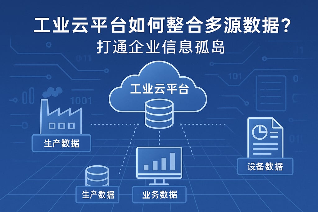 工业云平台如何整合多源数据？打通企业信息孤岛