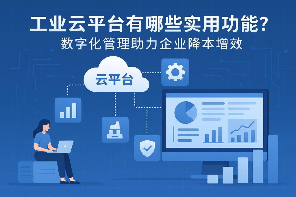 工业云平台有哪些实用功能？数字化管理助力企业降本增效