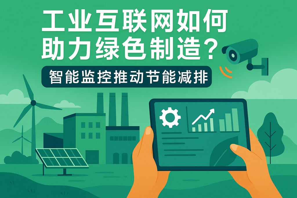 工业互联网如何助力绿色制造？智能监控推动节能减排