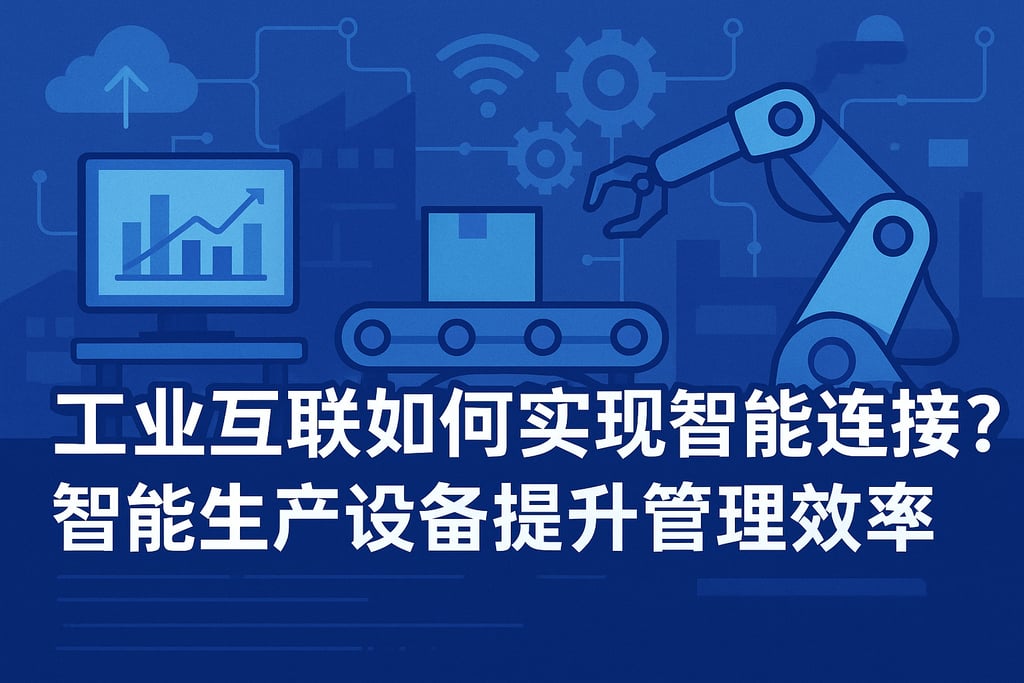 工业互联网如何实现智能连接？智能生产设备提升管理效率