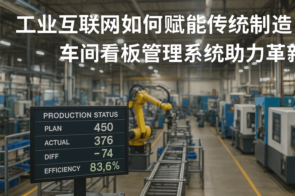 工业互联网如何赋能传统制造？车间看板管理系统助力革新