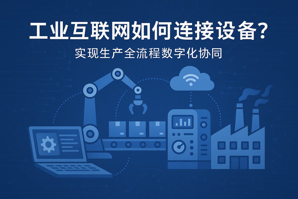 工业互联网如何连接设备？实现生产全流程数字化协同