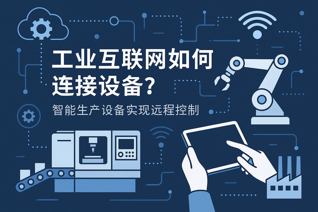 工业互联网如何连接设备？智能生产设备实现远程控制