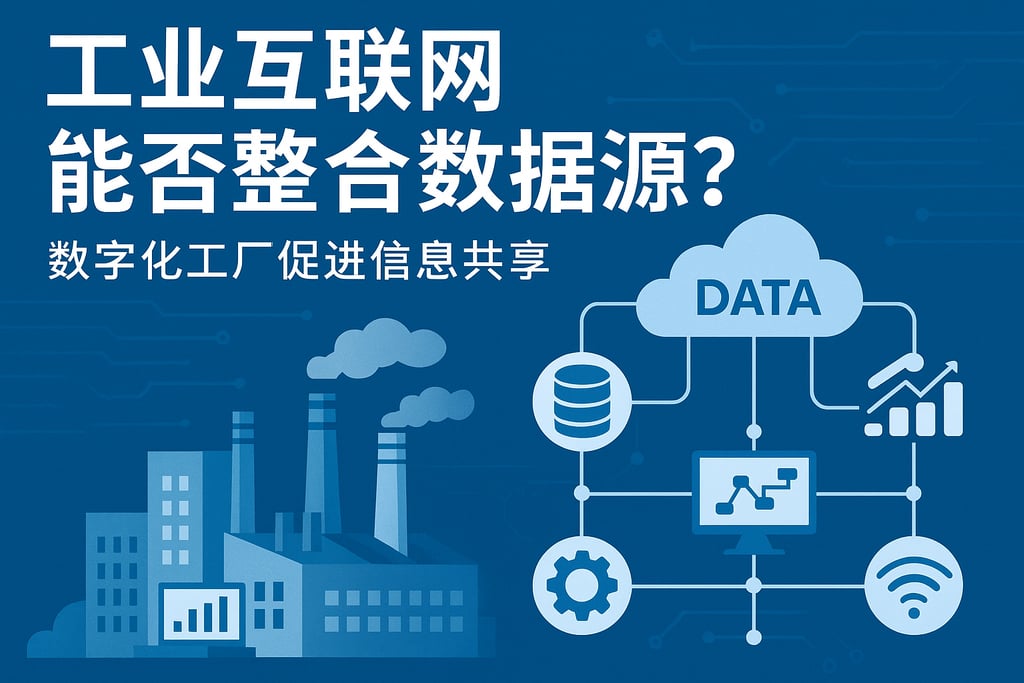 工业互联网能否整合数据源？数字化工厂促进信息共享