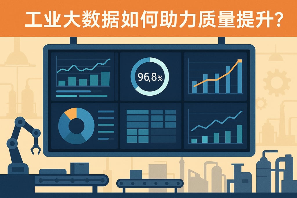 工业大数据如何助力质量提升？可视化车间看板全面展示指标