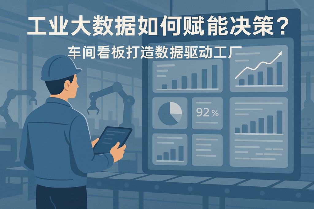 工业大数据如何赋能决策？车间看板打造数据驱动工厂