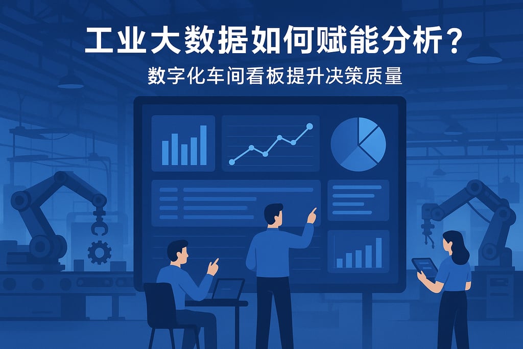 工业大数据如何赋能分析？数字化车间看板提升决策质量