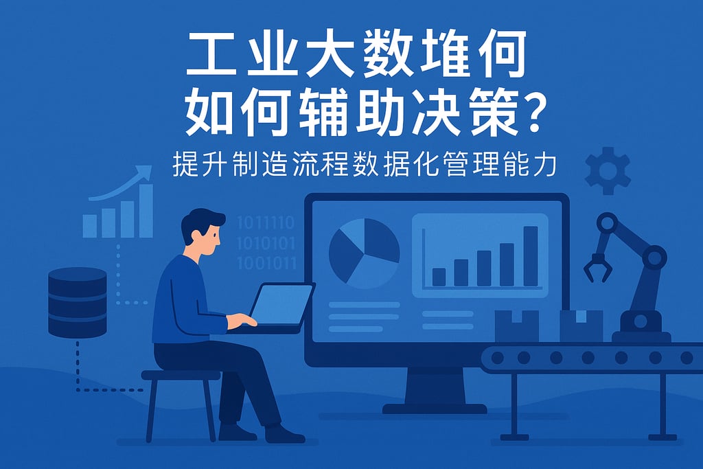 工业大数据如何辅助决策？提升制造流程数据化管理能力