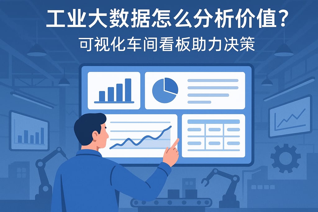 工业大数据怎么分析价值？可视化车间看板助力决策