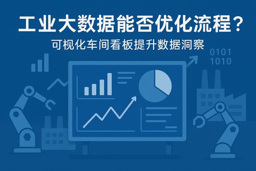 工业大数据能否优化流程？可视化车间看板提升数据洞察