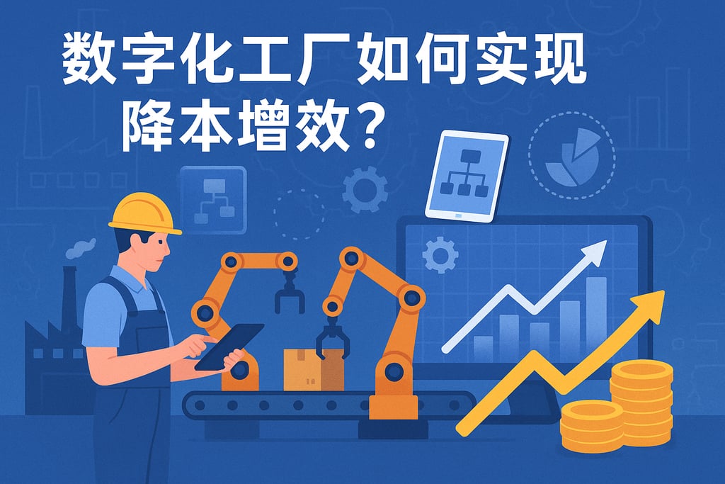 数字化工厂如何实现降本增效？自动化流程提升产能利用