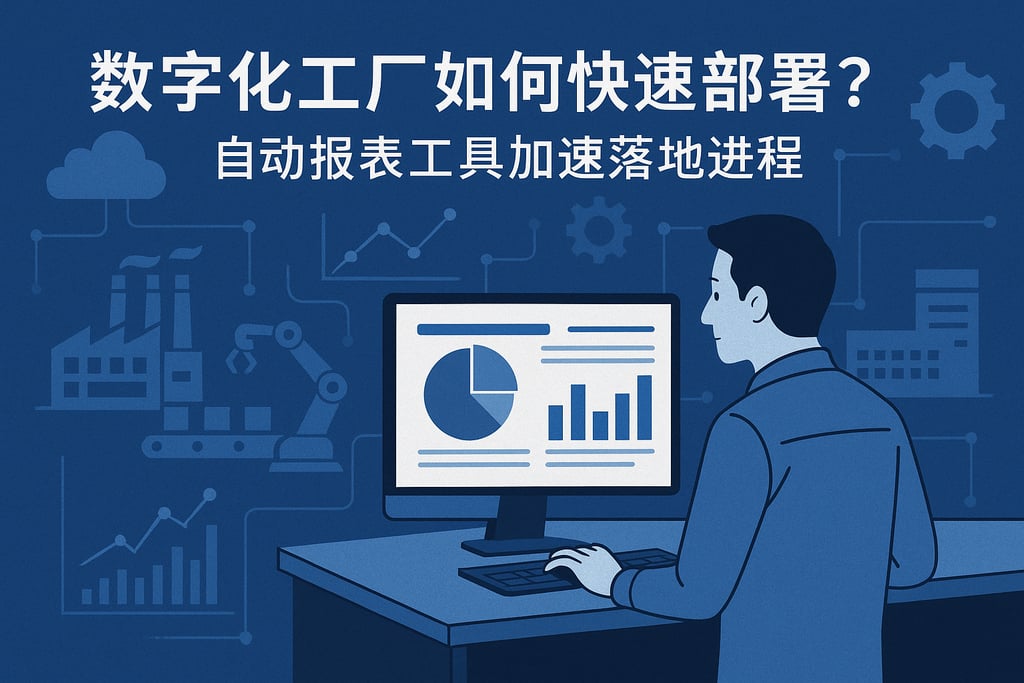数字化工厂如何快速部署？自动报表工具加速落地进程