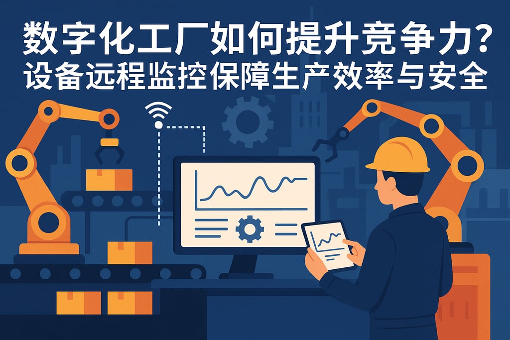 数字化工厂如何提升竞争力？设备远程监控保障生产效率与安全