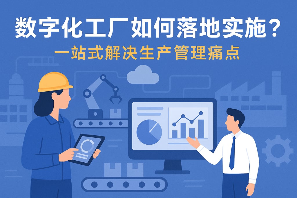 数字化工厂如何落地实施？一站式解决生产管理痛点