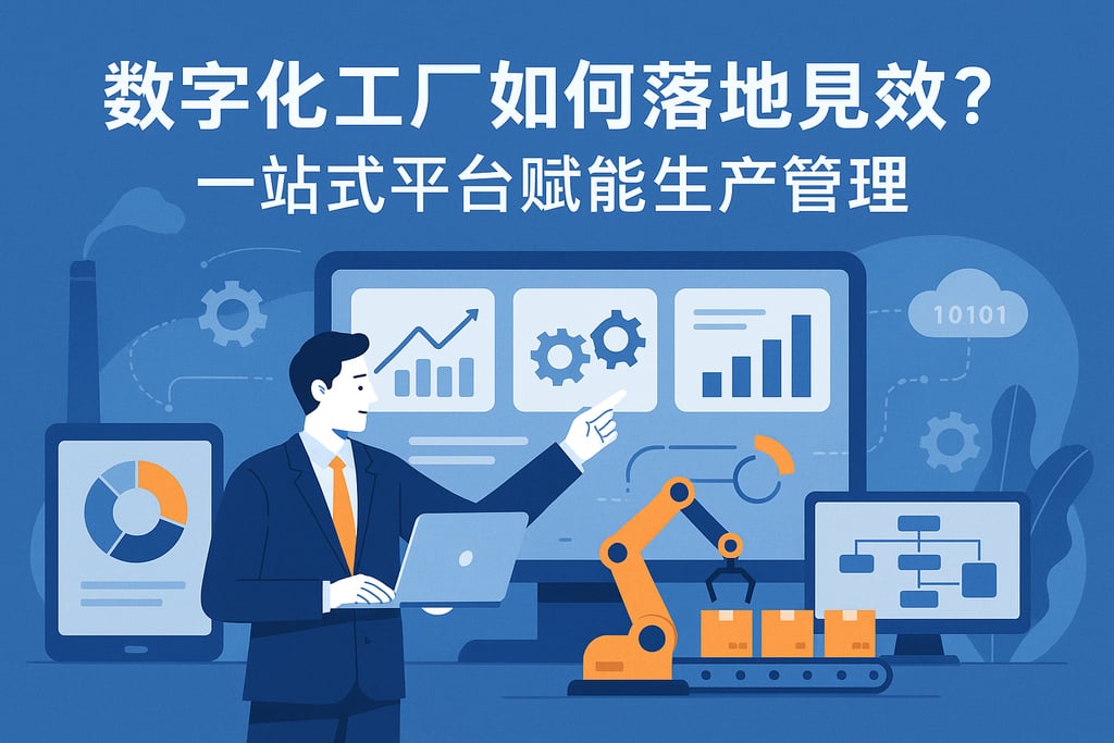 数字化工厂如何落地见效？一站式平台赋能生产管理