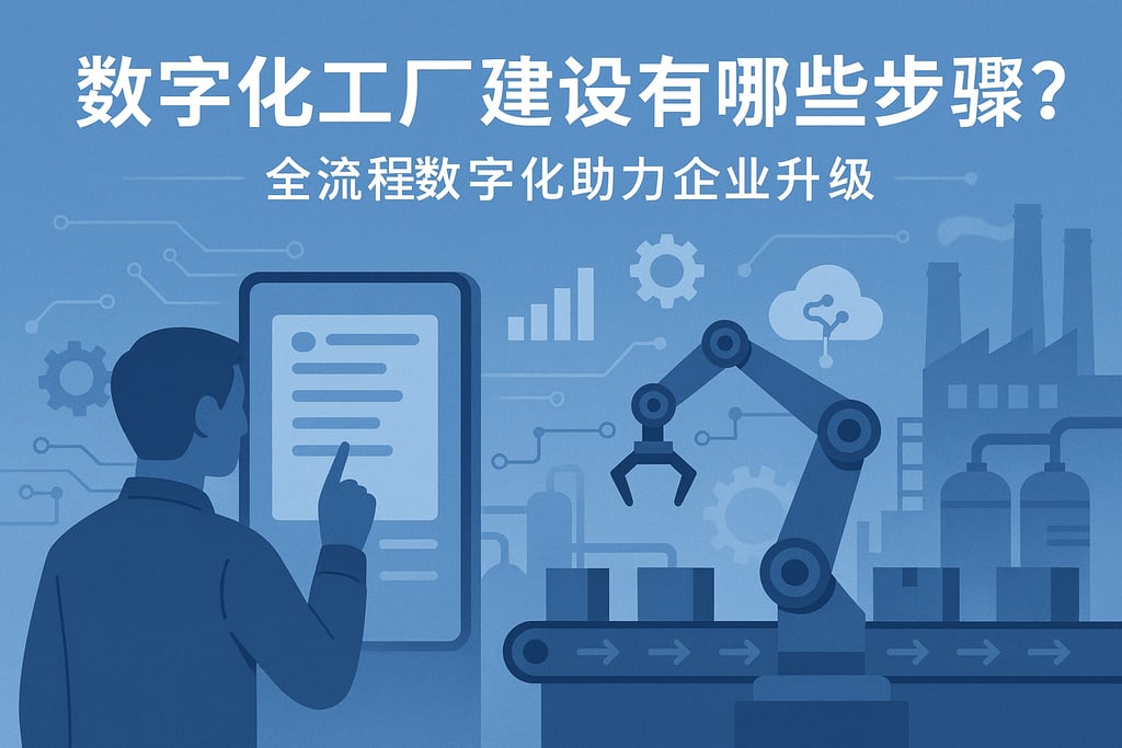 数字化工厂建设有哪些步骤？全流程数字化助力企业升级