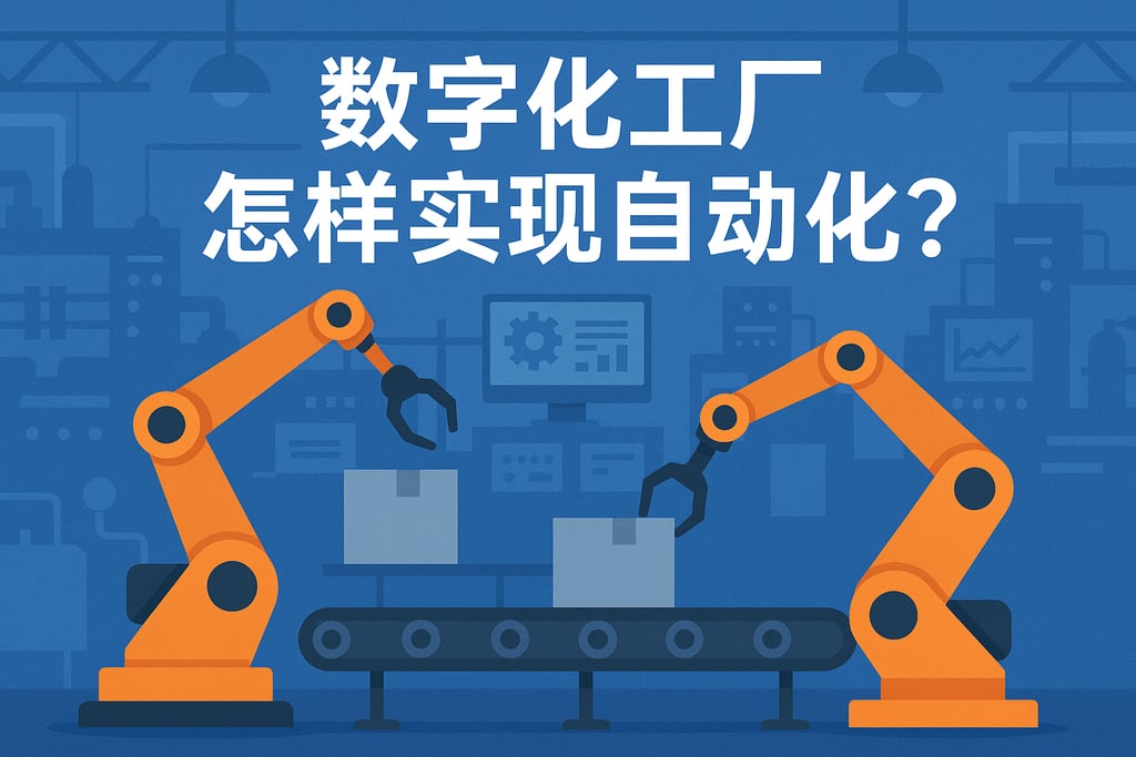 数字化工厂怎样实现自动化？机器人自动化提升生产效率