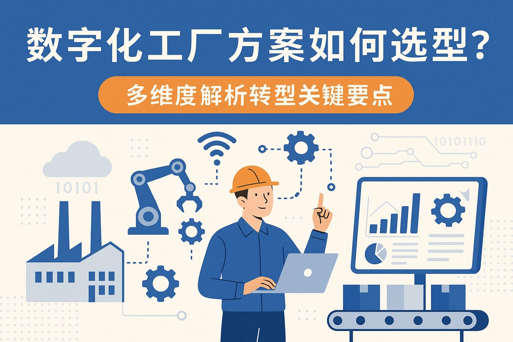 数字化工厂方案如何选型？多维度解析转型关键要点