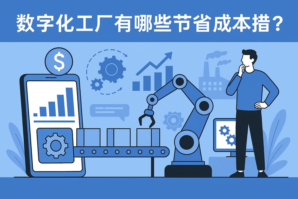 数字化工厂有哪些节省成本措施？自动化工具提升效率