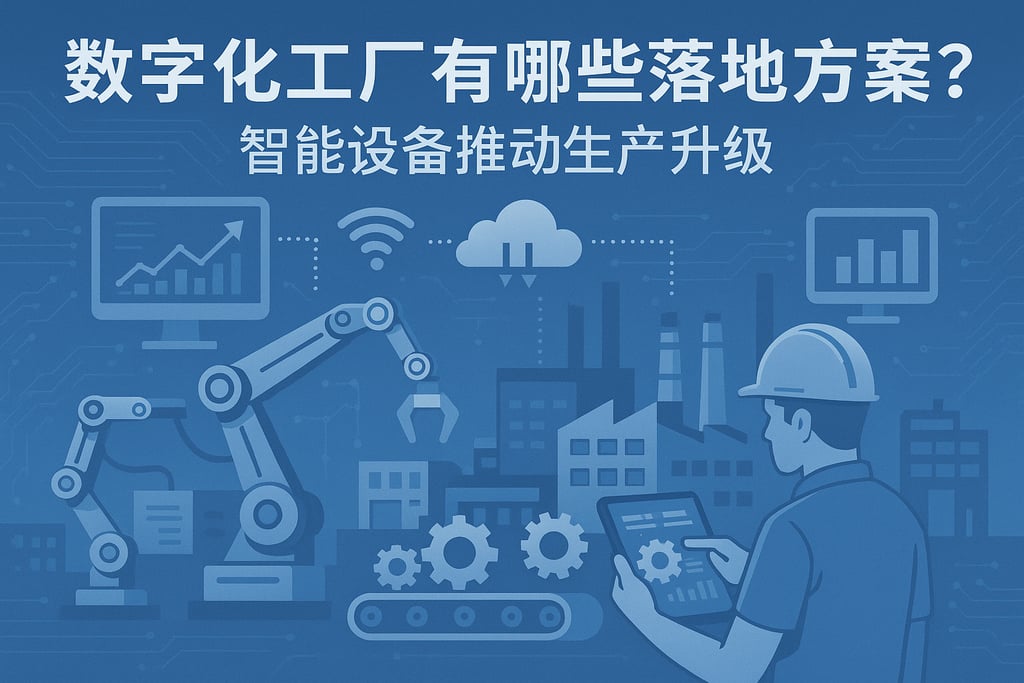 数字化工厂有哪些落地方案？智能设备推动生产升级