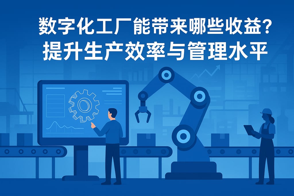 数字化工厂能带来哪些收益？提升生产效率与管理水平