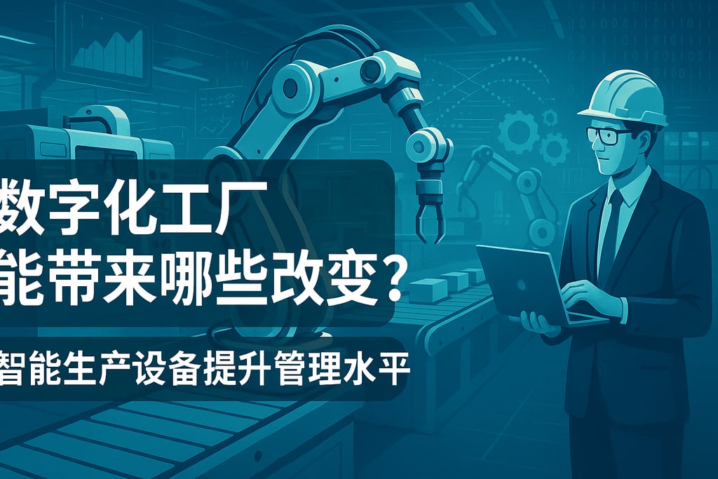 数字化工厂能带来哪些改变？智能生产设备提升管理水平
