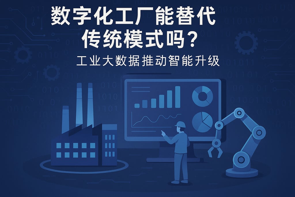 数字化工厂能替代传统模式吗？工业大数据推动智能升级