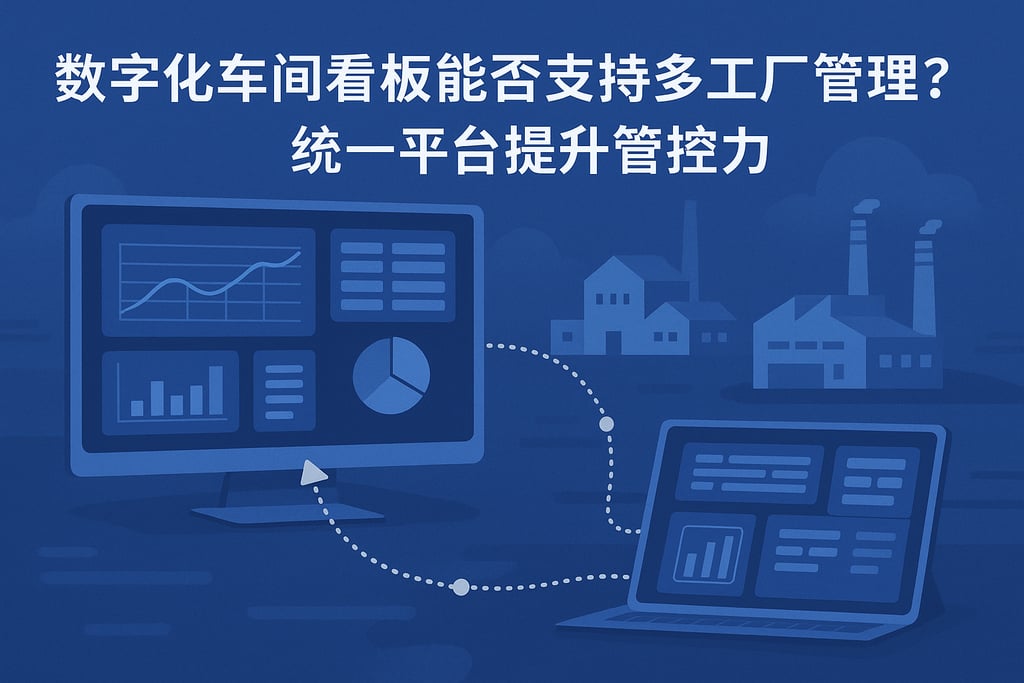 数字化车间看板能否支持多工厂管理？统一平台提升管控力