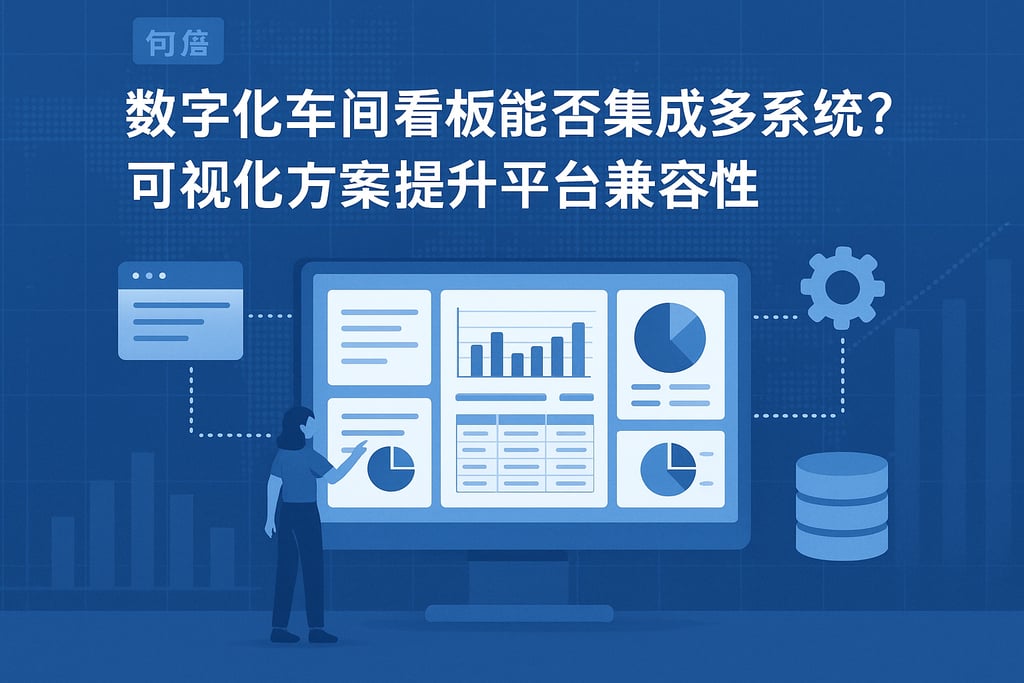 数字化车间看板能否集成多系统？可视化方案提升平台兼容性