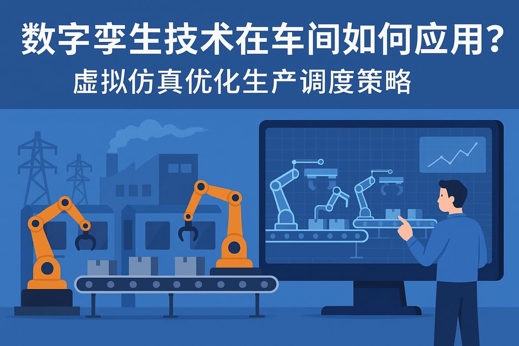 数字孪生技术在车间如何应用？虚拟仿真优化生产调度策略