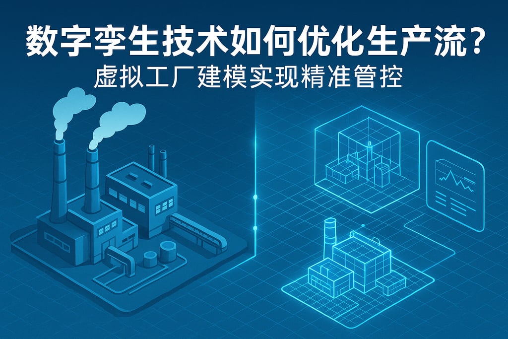 数字孪生技术如何优化生产流程？虚拟工厂建模实现精准管控