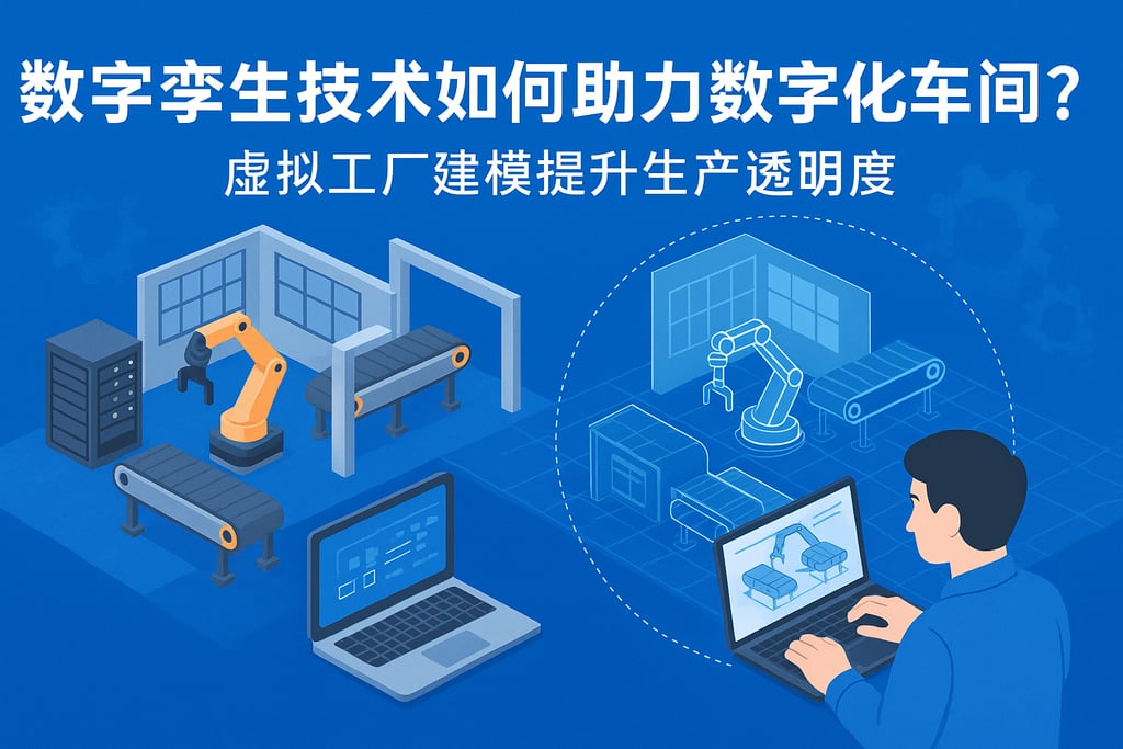 数字孪生技术如何助力数字化车间？虚拟工厂建模提升生产透明度