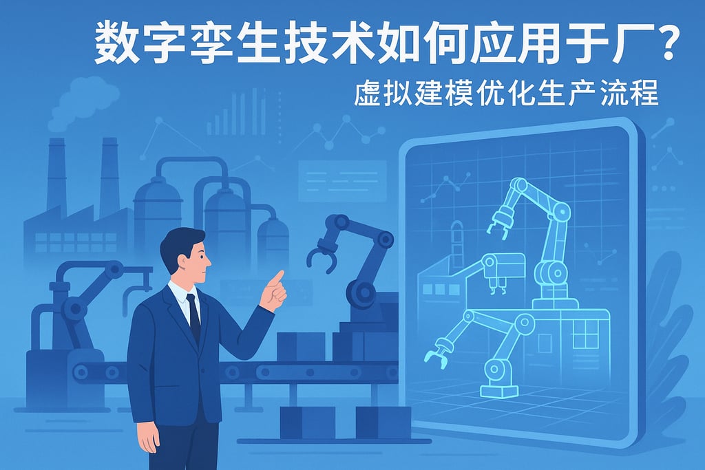 数字孪生技术如何应用于工厂？虚拟建模优化生产流程