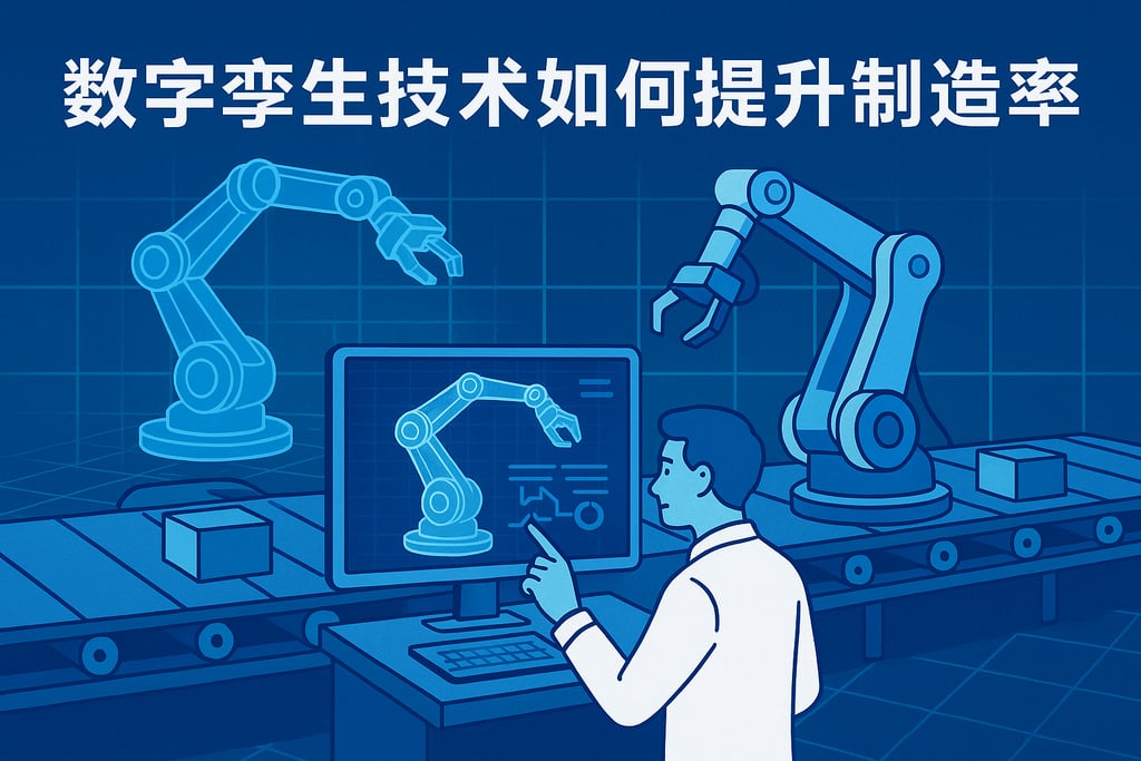 数字孪生技术如何提升制造效率？虚拟仿真优化生产流程