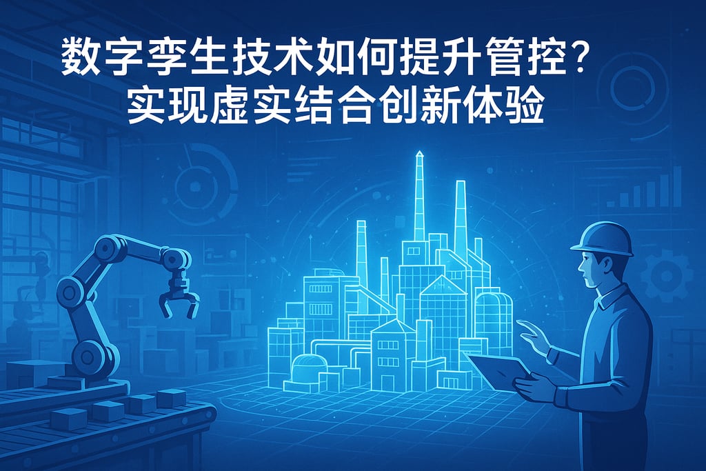 数字孪生技术如何提升生产管控？实现虚实结合创新体验