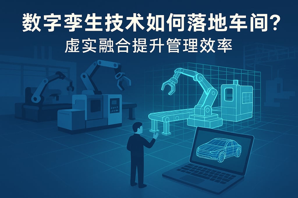 数字孪生技术如何落地车间？虚实融合提升管理效率