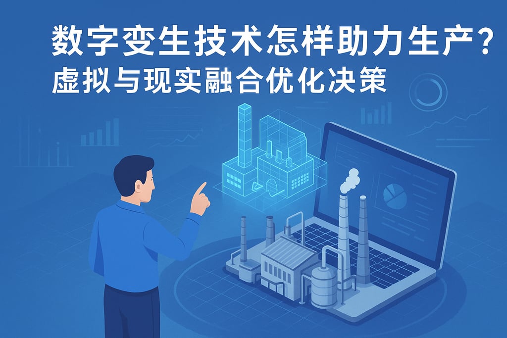 数字孪生技术怎样助力生产？虚拟与现实融合优化决策