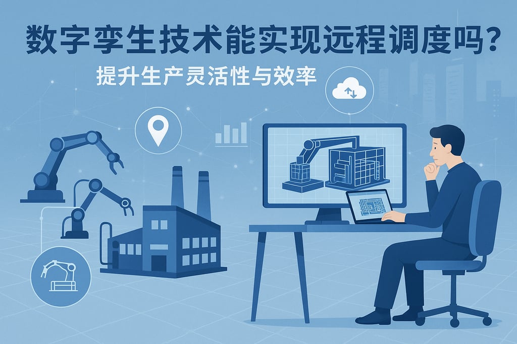 数字孪生技术能实现远程调度吗？提升生产灵活性与效率