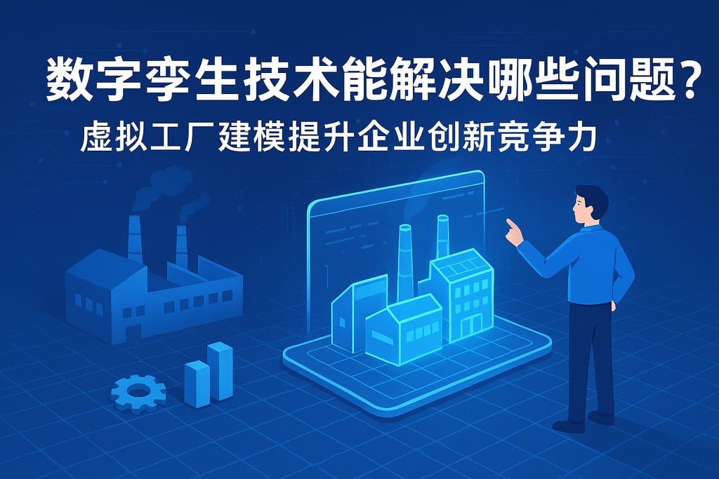 数字孪生技术能解决哪些问题？虚拟工厂建模提升企业创新竞争力