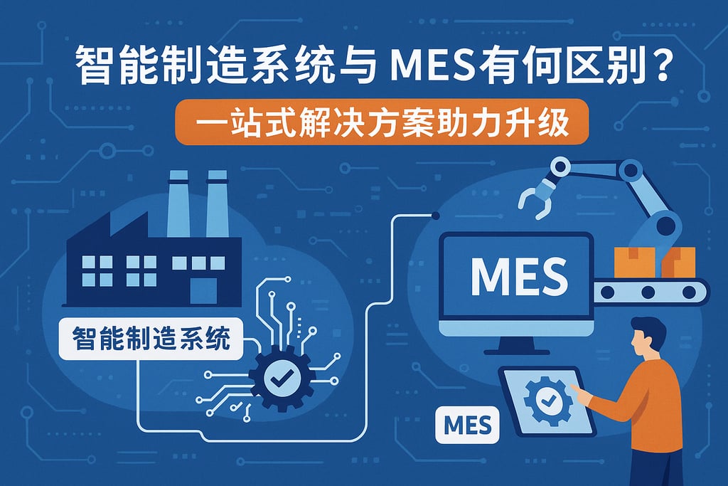 智能制造系统与MES有何区别？一站式解决方案助力升级