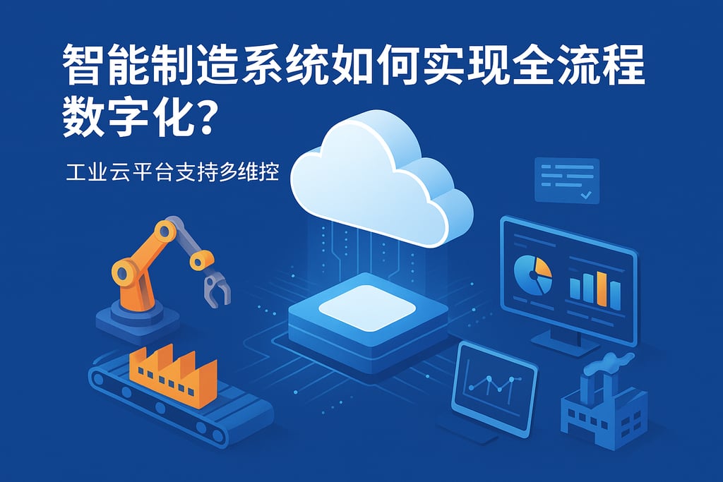 智能制造系统如何实现全流程数字化？工业云平台支持多维监控