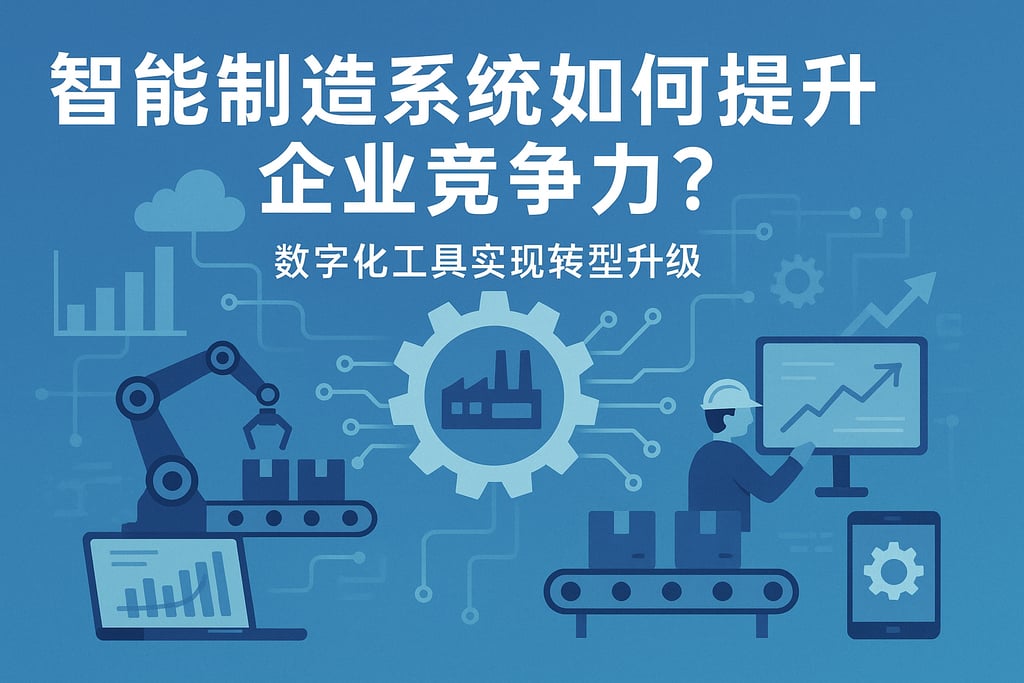 智能制造系统如何提升企业竞争力？数字化工具实现转型升级